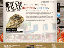 Tablet Screenshot of crabtrapssi.com